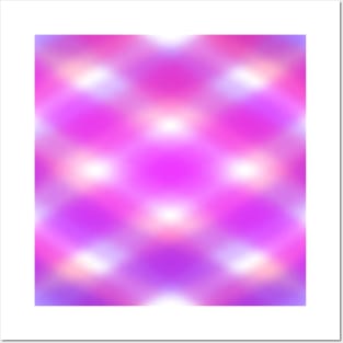 Pink Criss Cross Posters and Art